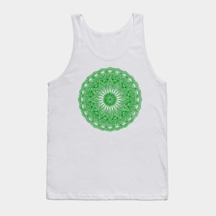 Mandala (green) Tank Top